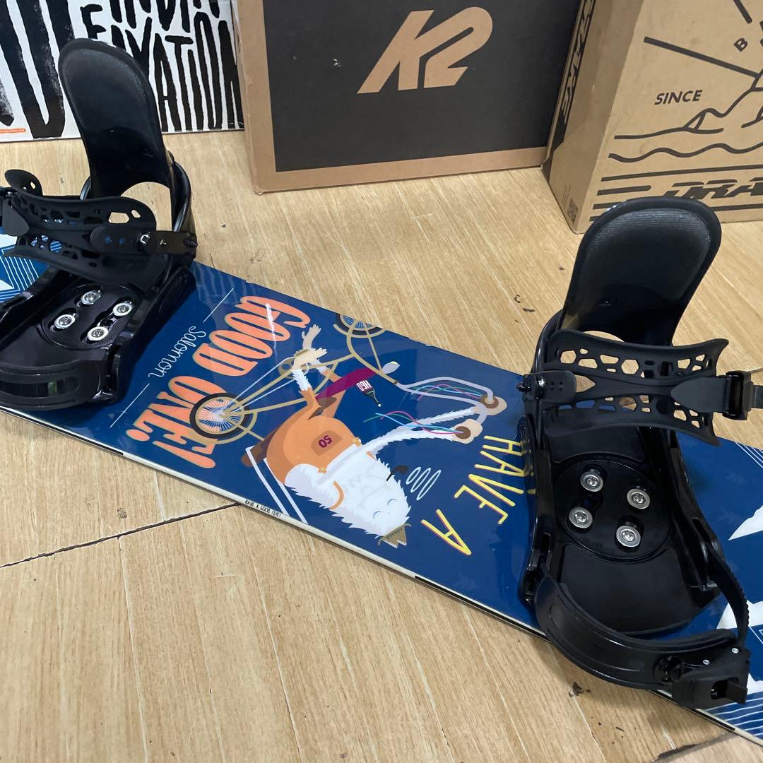 SALOMON×ZUMA　サロモン　未使用バインディング付スノーボードセット