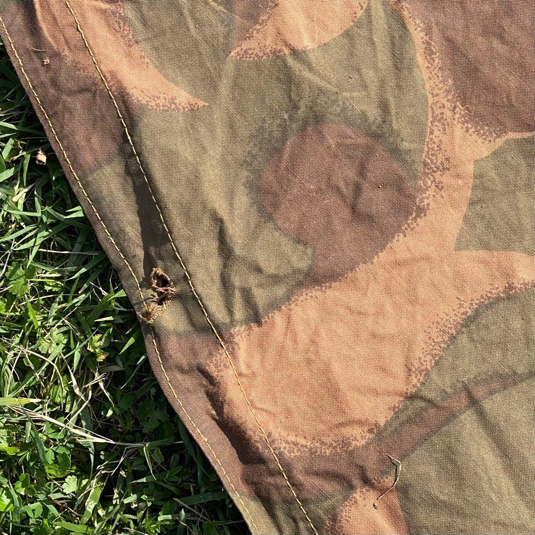 ハンガリー軍　軍幕　ポンチョ　１枚①　 迷彩　ハリケーンカモ　ミリタリー