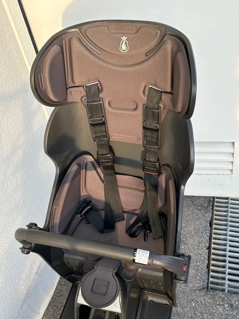 ビッケモブdd グレー 電動アシスト　子供乗せ　レインカバー付き　たのメル便対応