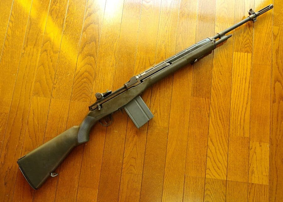 USライフルM14ファイバータイプODストックver 440連射マガジン付き