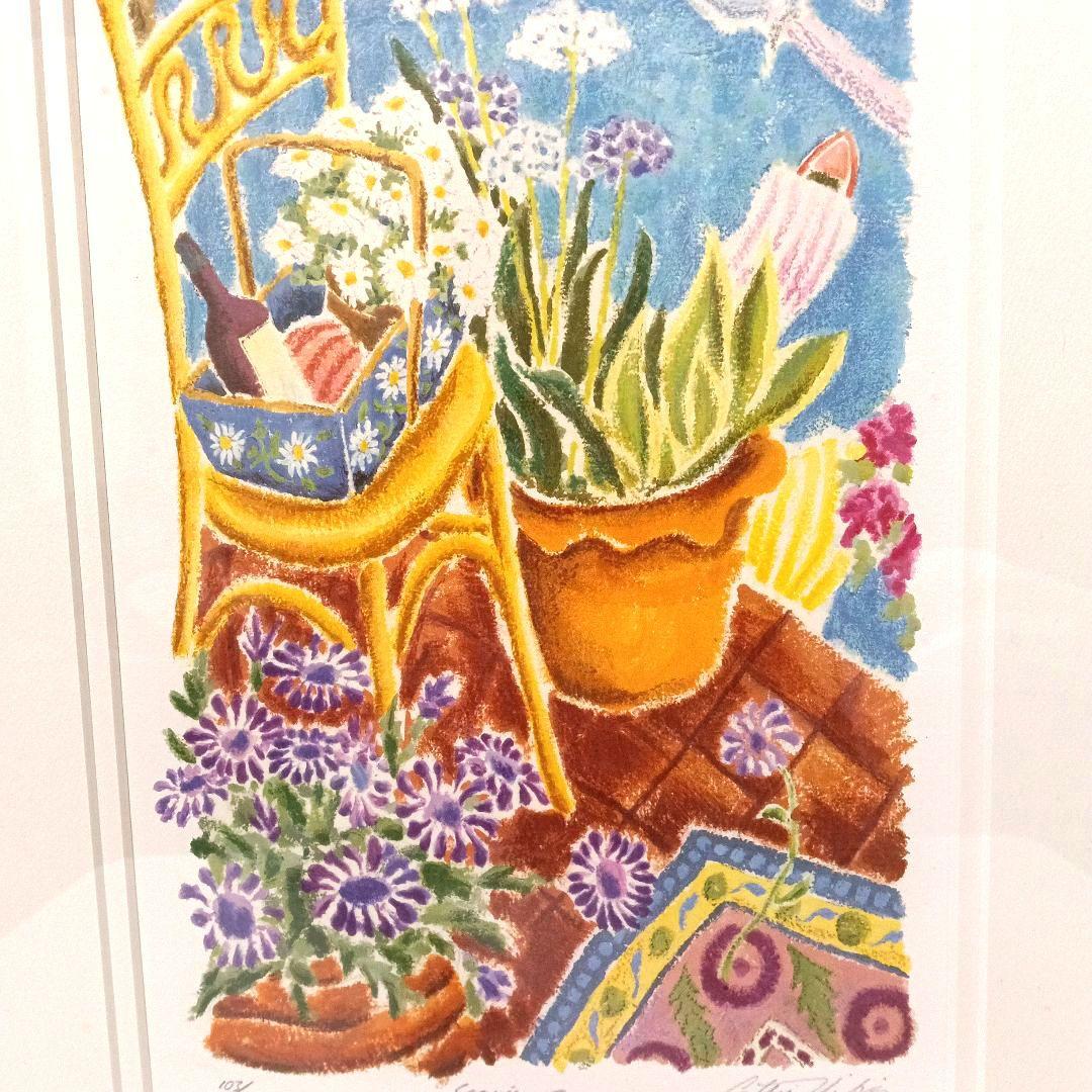 希少 キャシー ホワイティング 額装 直筆サイン・エディション有 大判版画