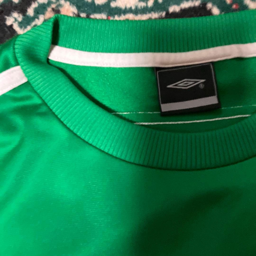 UMBRO アンブロ　3XL 長袖　ゲームシャツ　プルオーバー　グリーン