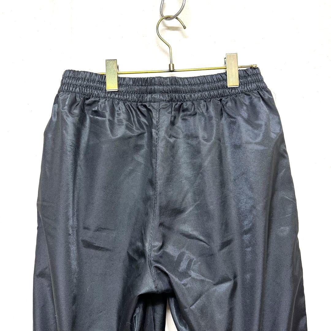 希少 00's y2k adidas 万国旗 ナイロン 上下セットアップ 黒