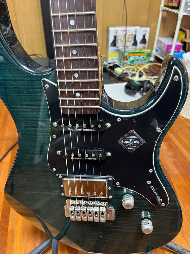 ヤマハエレキギターパシフィカ612 インディゴブルー(ソフトケース付き)