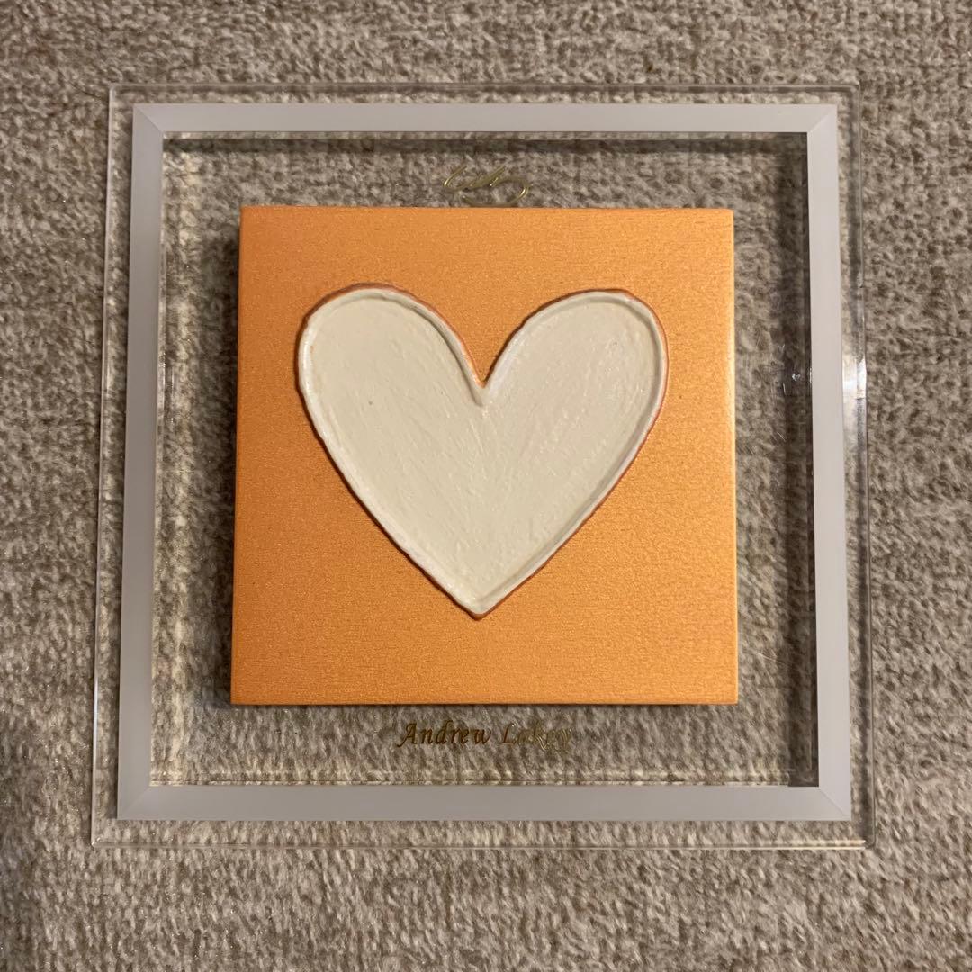 andy lakey love heart アクリル画