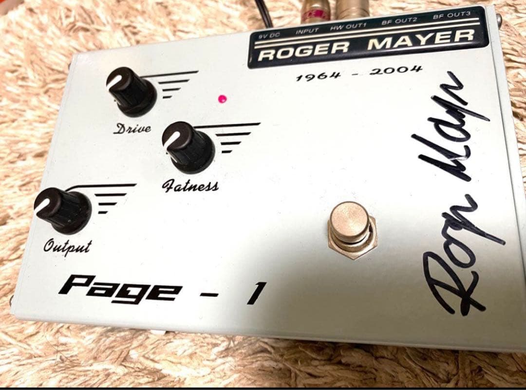 【ROGER MAYER Germanium Fuzz PAGE-1】