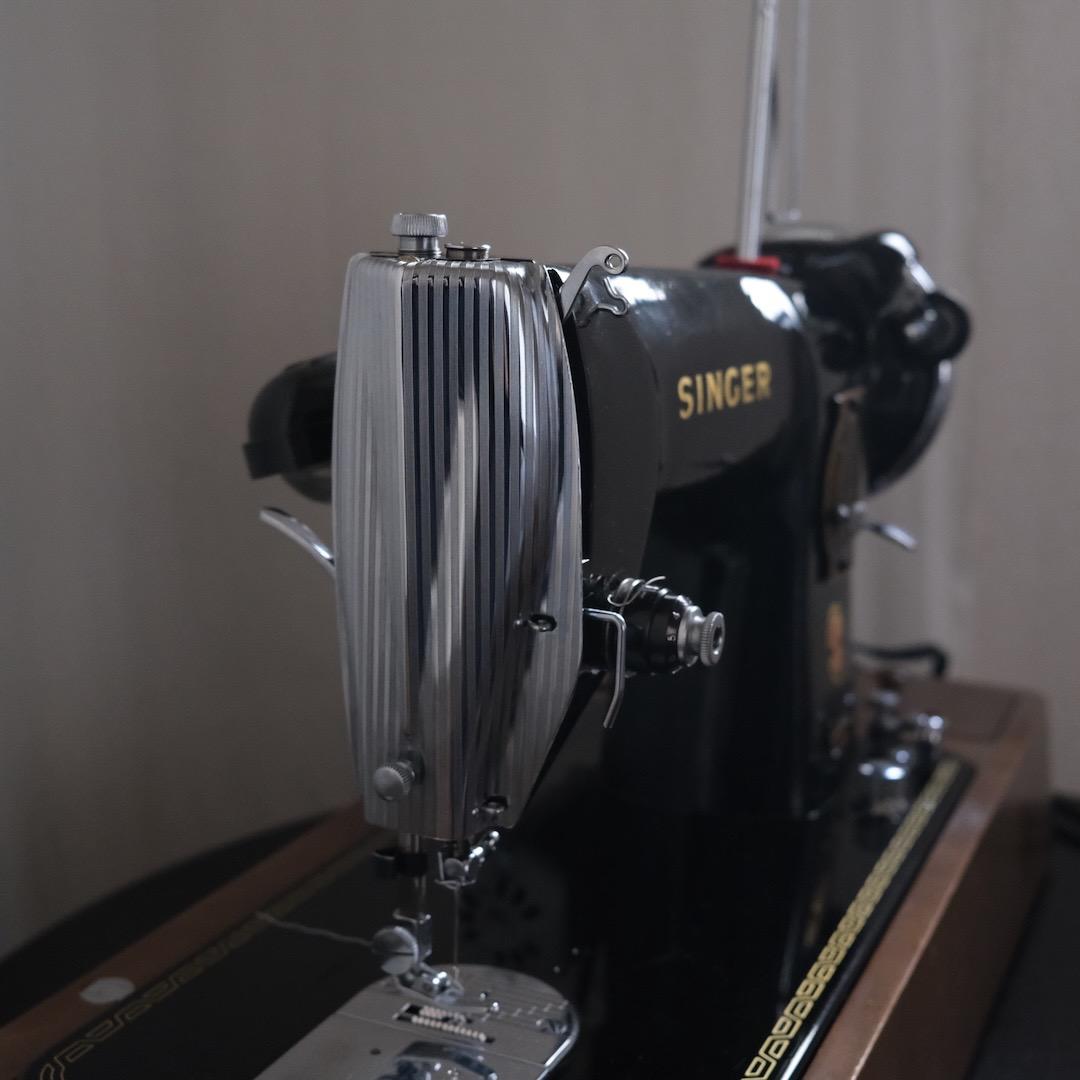 動作◎ SINGER シンガー　ミシン　191U アンティーク　ヴィンテージ