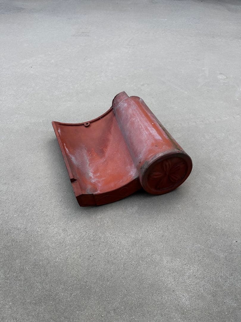 琉球瓦　首里城等　近辺で使われていた1992年以前の軒丸簡略瓦　工芸品