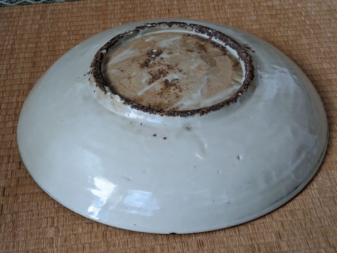 ♦中国陶磁 猿草花文 呉州手 染付大皿 明時代末 漳州窯 青花磁器 古美術骨董品