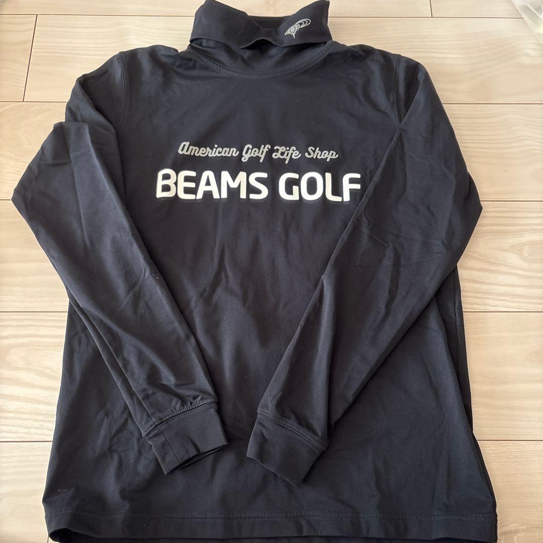 BEAMS GOLF 長袖シャツ M ブラック　美品