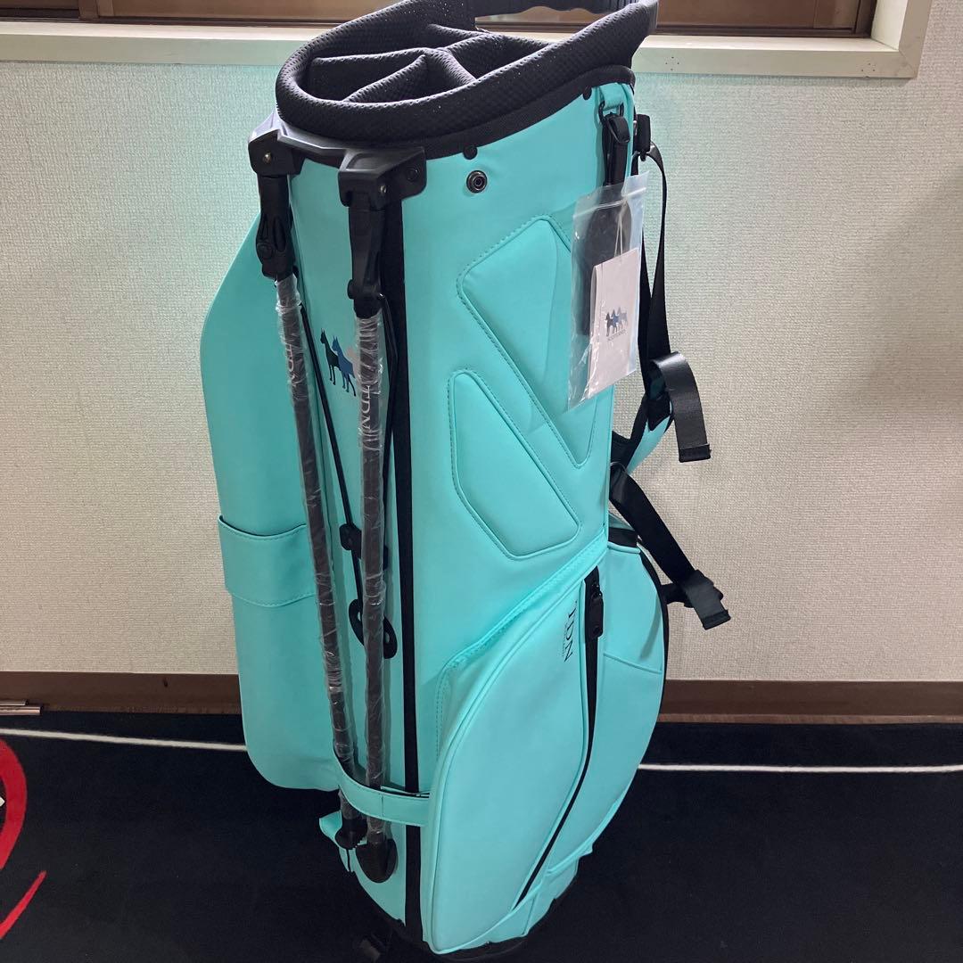 新品 TDN GOLF スコットランド発 プレミアム スタンドバッグ ブルー
