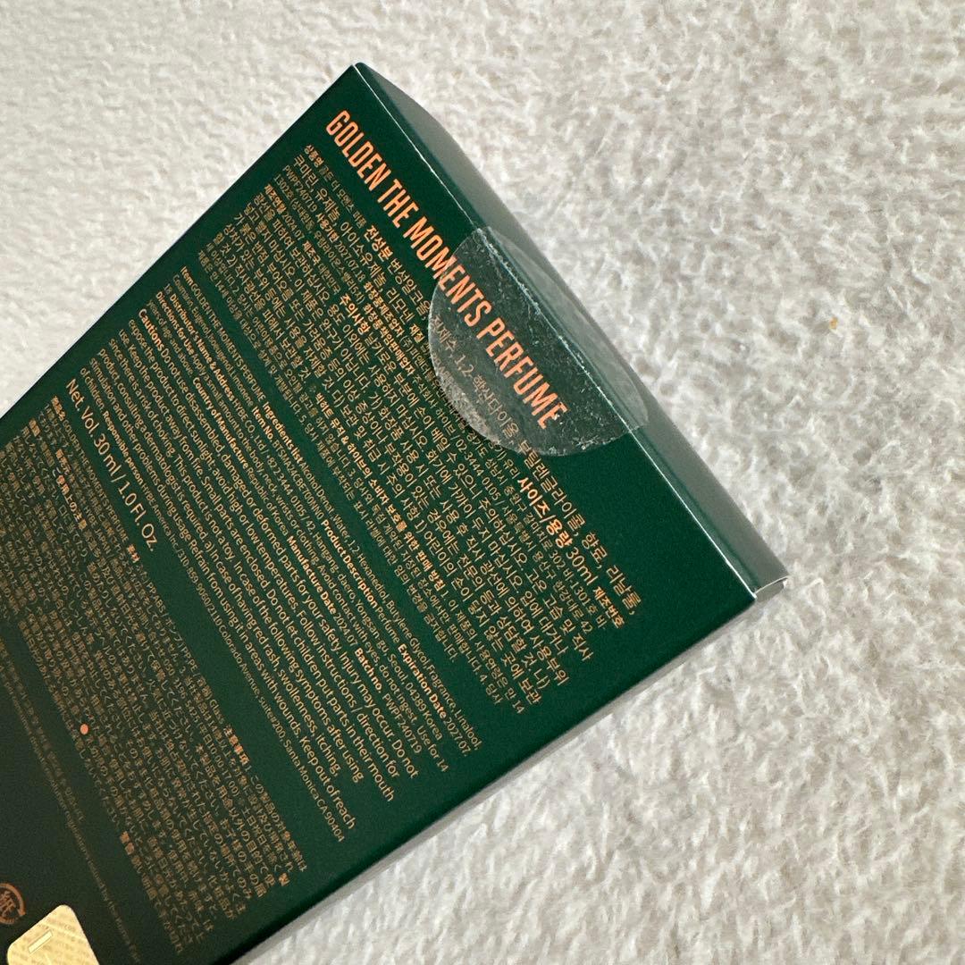 BTS ジョングク GOLDEN 香水 トレカ付き 韓国展示会