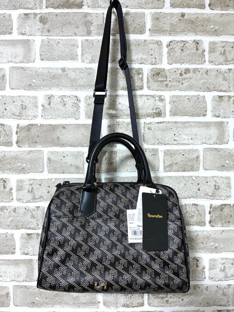 【限定1個】新品 レザレクション 本革 ハンドバッグ アドウェナミニ ブラック