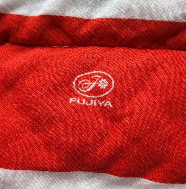 【非売品　レア】ペコちゃん クッションブランケットストライプ）コレクターアイテム