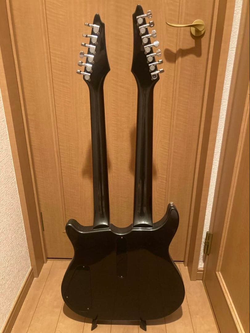 メーカー不明ダブルネックギター