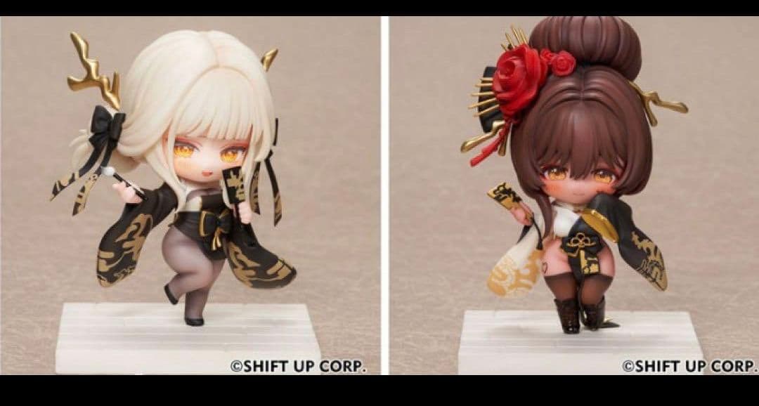 【最安値】勝利の女神：NIKKE　デフォルメフィギュア　ブラン&ノワール
