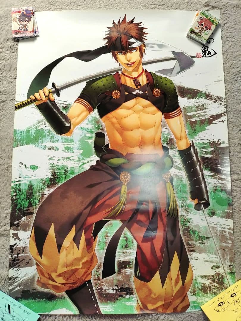 薄桜鬼 合戦 B2ポスター カズキヨネ 8枚セット C77 コミケ 未使用