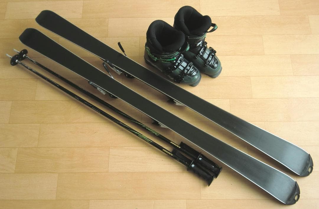 ■■送料無料■HEAD＋Hart■スキーフルセット■板142靴25■メンテ付■■