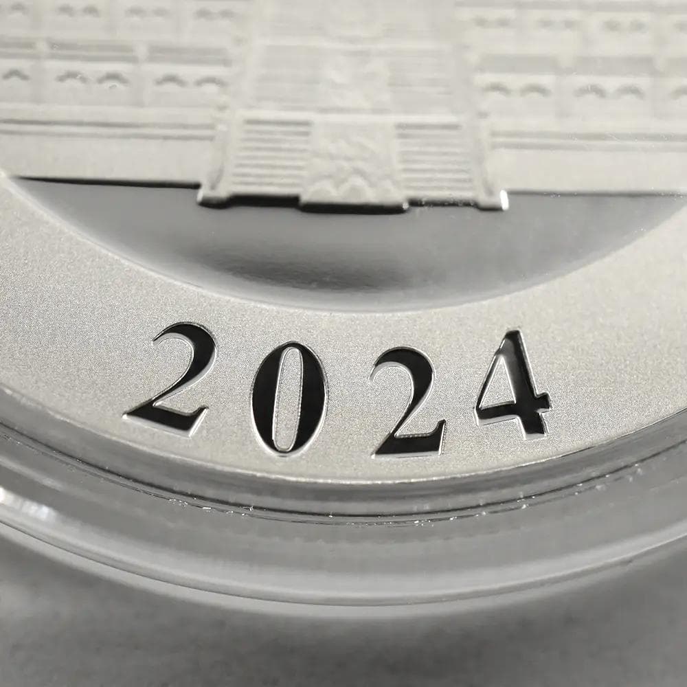 2024 (新品未使用) 中国 パンダ銀貨 30g10元 (カプセル入) 152