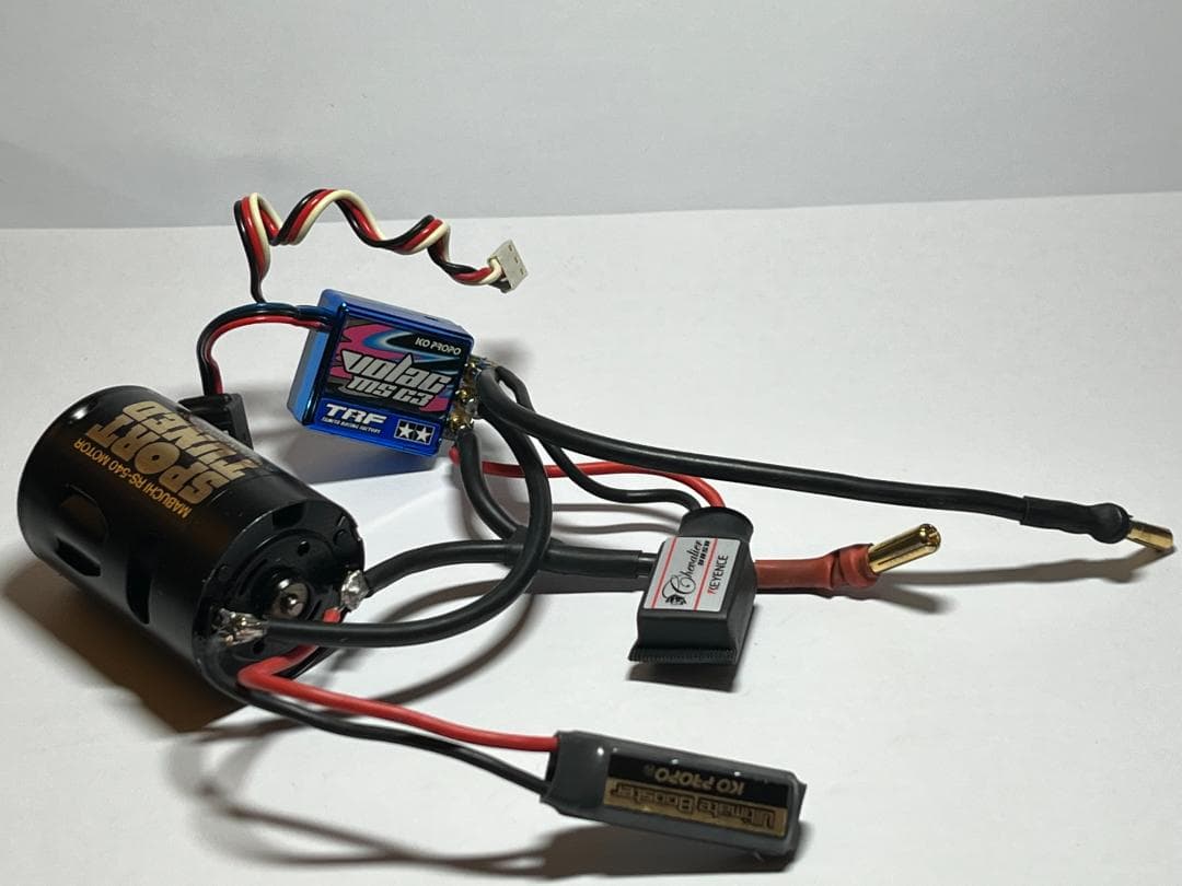 TAMIYA 1/10 RC用メカ TRF volac MS C3・モーター他