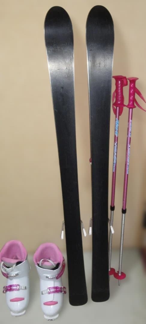 Hart/ハート　ジュニアスキーセット　女の子用　118cm ブーツ＋ストック