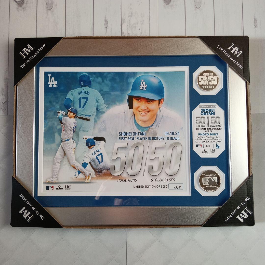 大谷翔平 2024年 50/50達成記念ダブルフォトミント