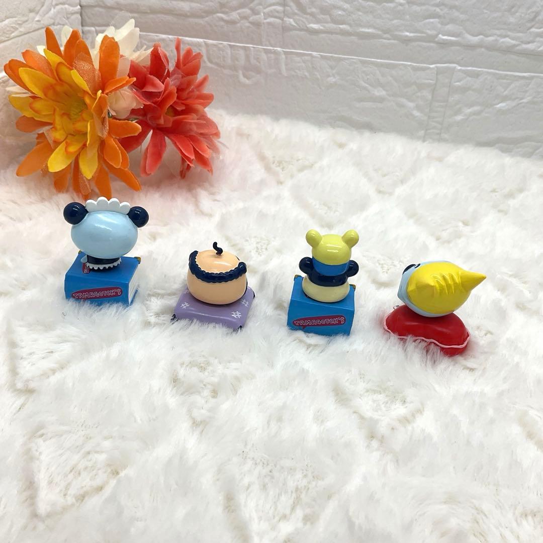 美品★BANDAI 2006 平成レトロ レア たまごっちフィギュア 4個セット