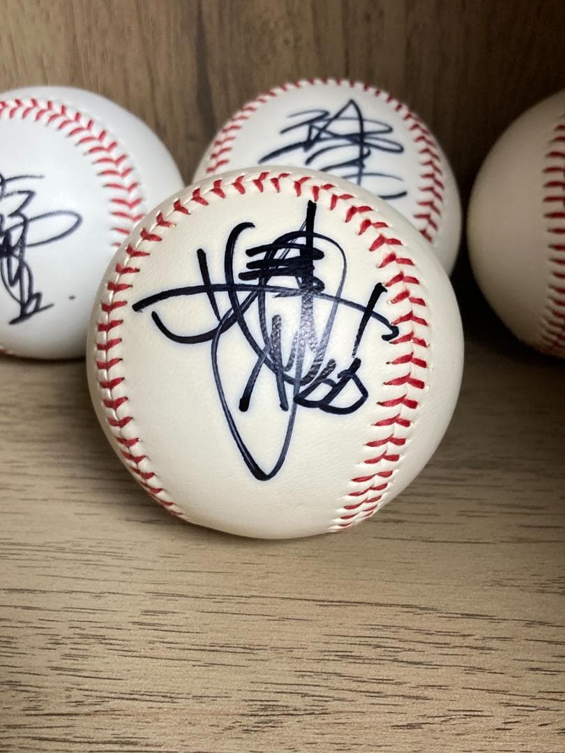福岡ダイエーホークス 直筆サイン入りボール 4個セット