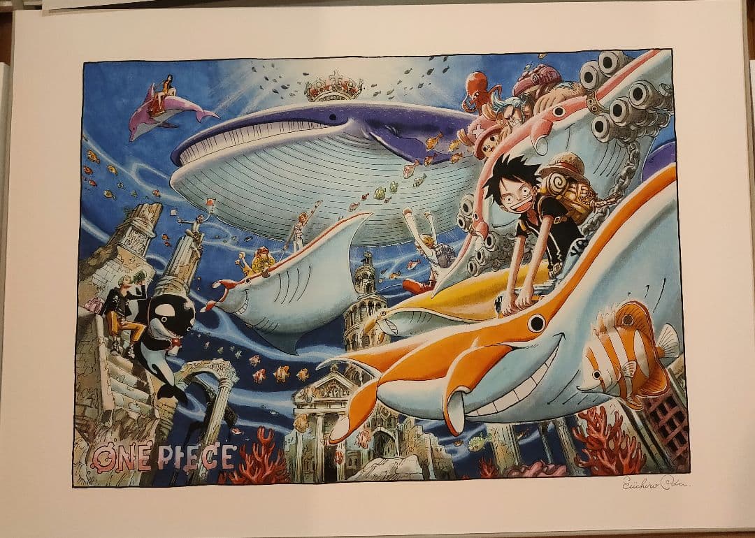 ぷ*）様 世界20枚限定 ONE PIECE 海底遺跡 NFT 原画 超希少 ワ