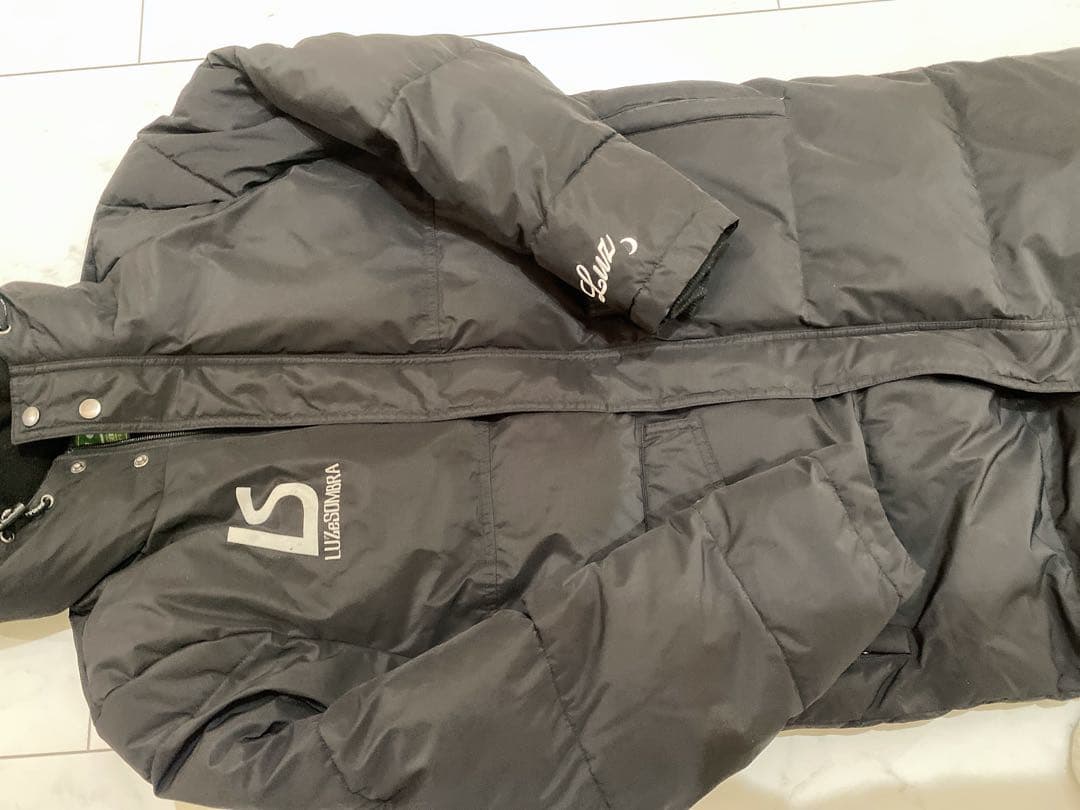 LUGASHANARA ブラック ダウンコート Sサイズ