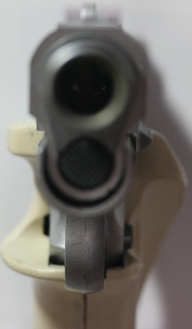 ＭＧＣABS樹脂製モデルガン コルトＧＭ２ナショナルマッチ シルバーモデル中古品