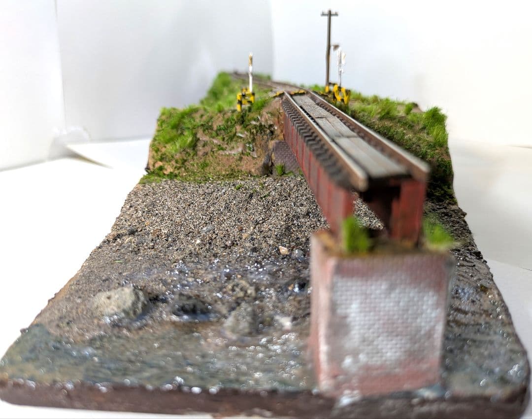 カ*チ様 Ｎゲージ・ジオラマ展示台【5月のローカル線】