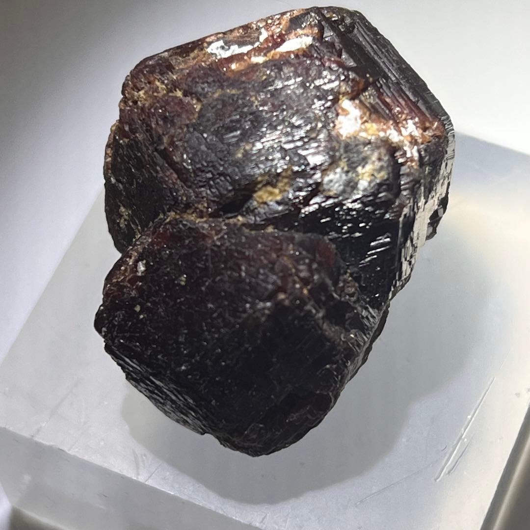 ガーネット 2点セット　1x 母岩付き クラスタ