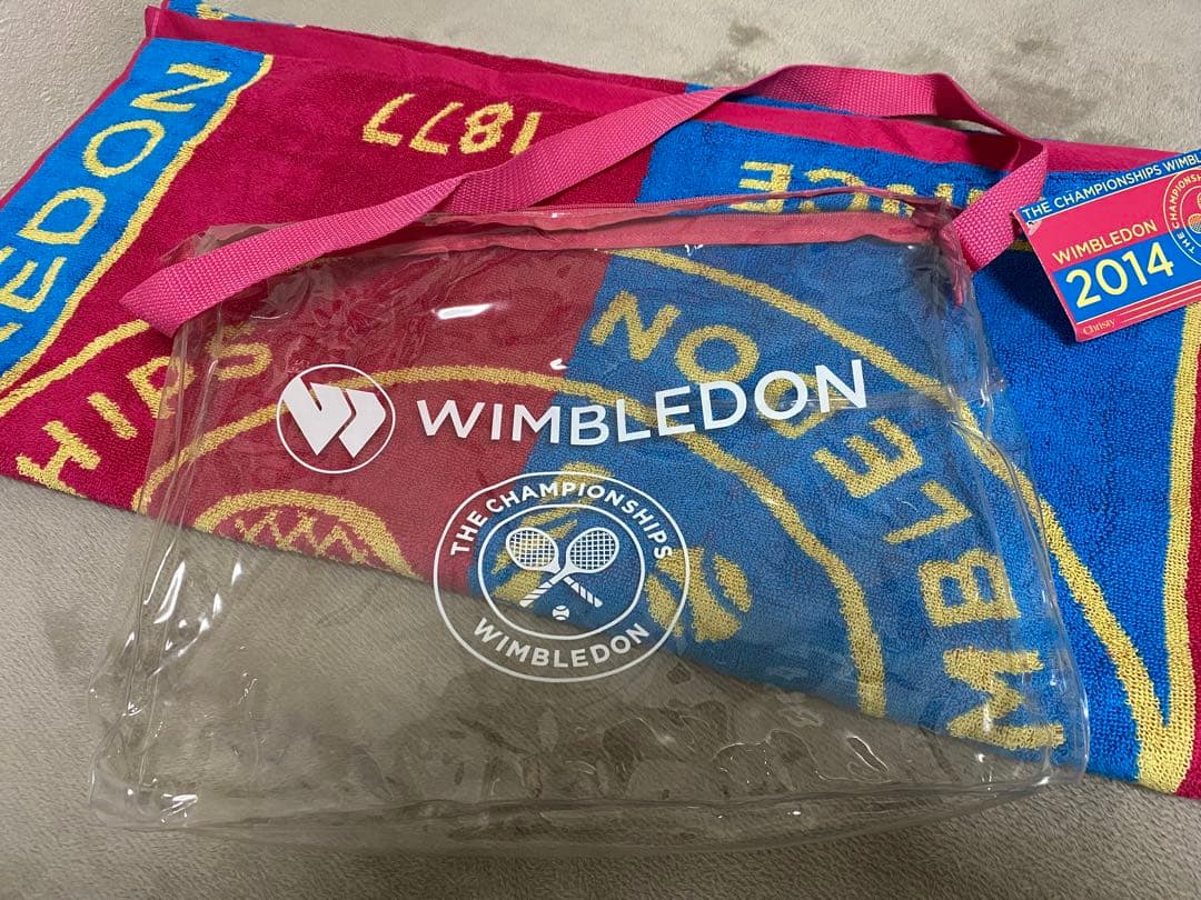 【新品】ウィンブルドン2014チャンピオンタオル/ピンク