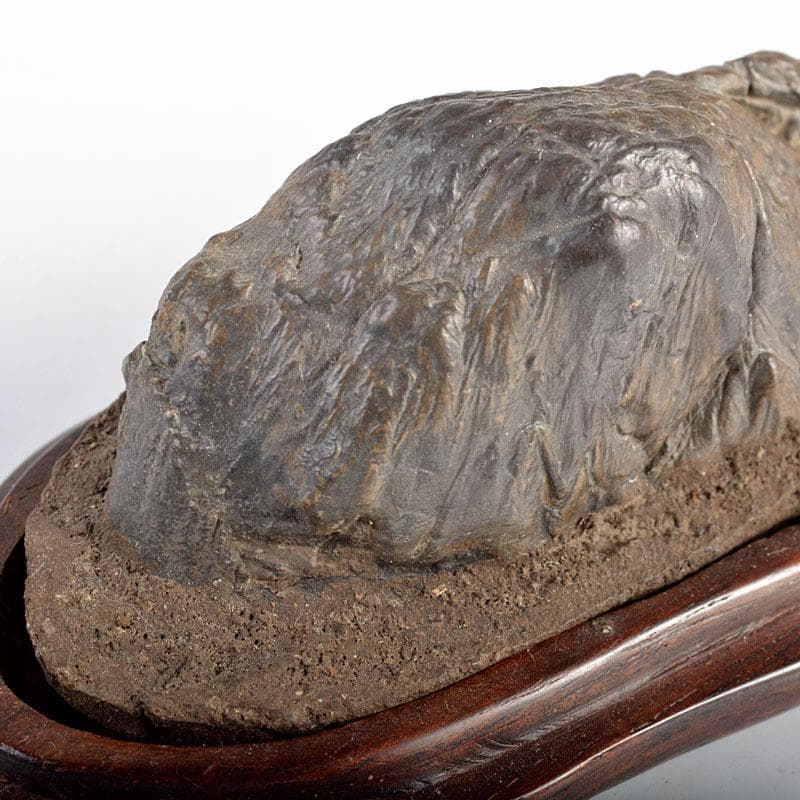 天然石　鑑賞石　太湖石　霊壁石　置物　台付　3点まとめて　V　R4367