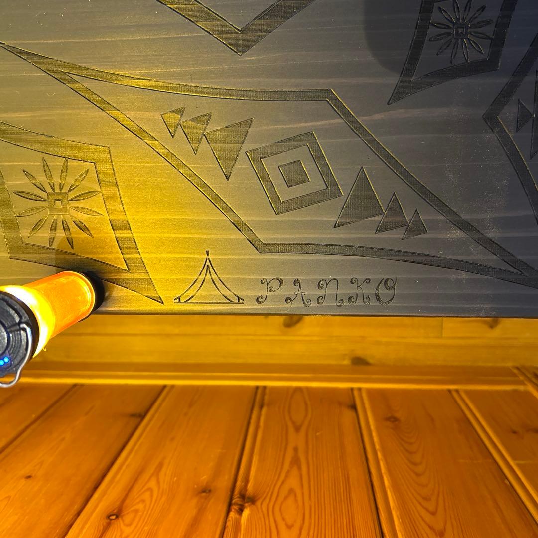 No.547 アイアンローテーブル オルテガテーブル　ネイティブ柄