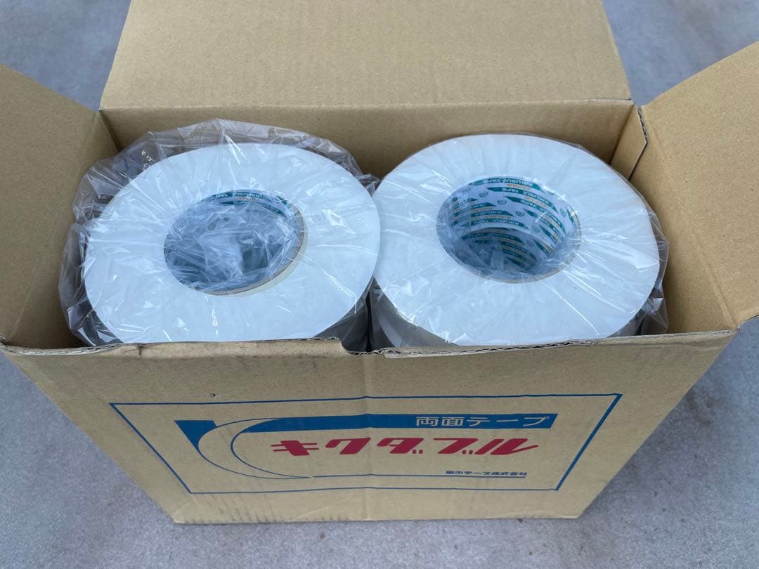 菊水 両面テープ 40mm幅x50m 12巻入り