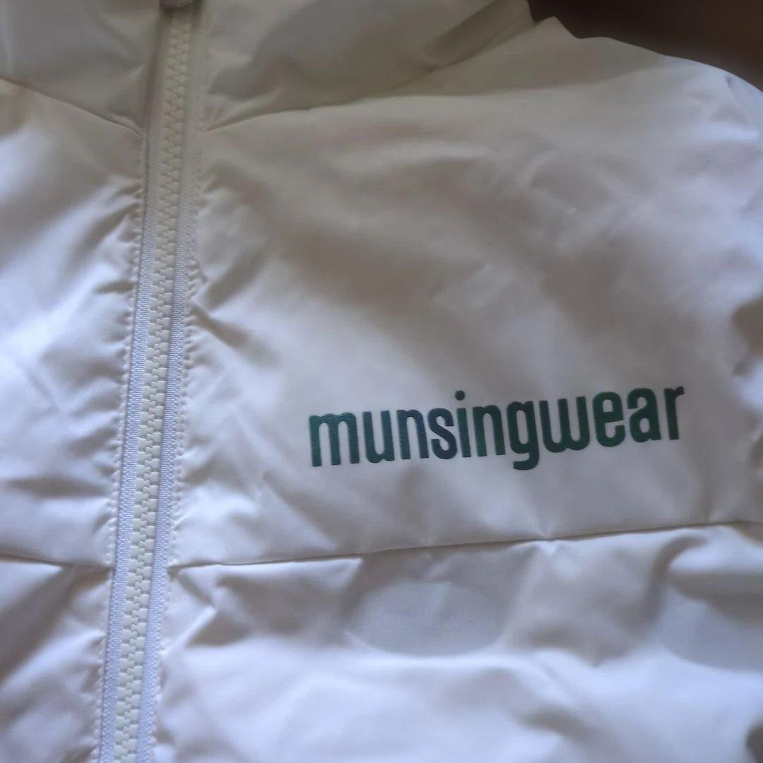munsingwear フード付きベスト ホワイト