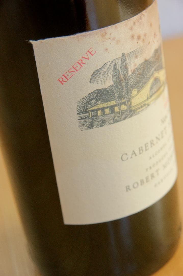 ロバートモンダヴィ カルベネ・ソーヴィニヨン リザーブ 1982