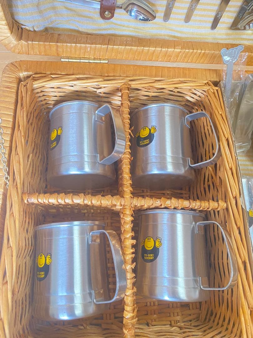 アウトドア食器セット ステンレス製マグカップ(サントリー懸賞)