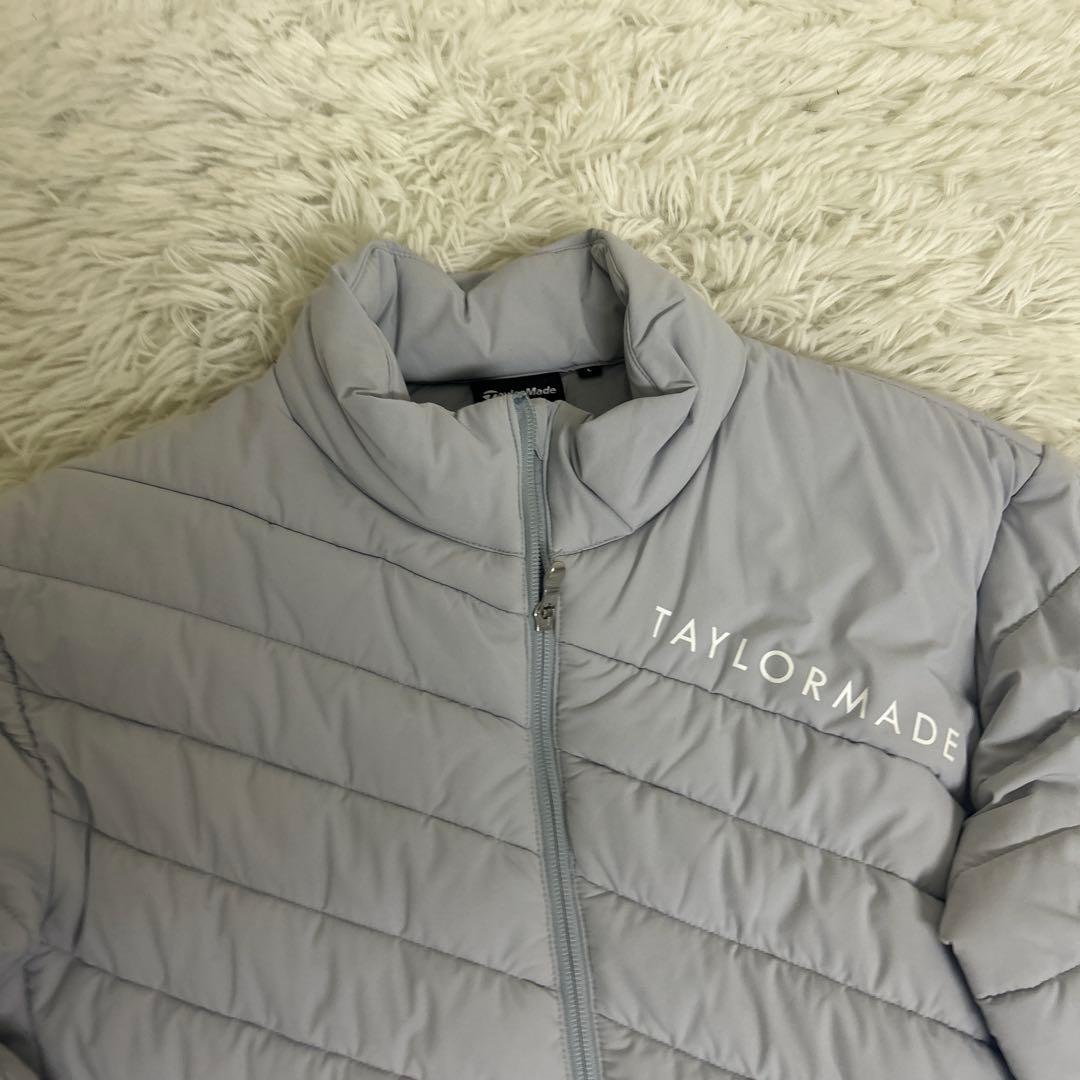 【未使用級】TaylorMade ライトグレー 中綿ジャケット　ゴルフ