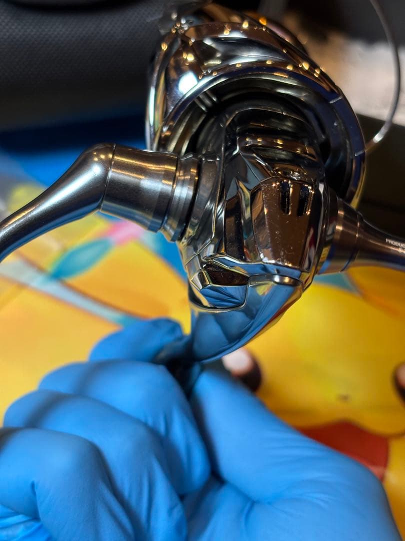 シマノ18 ステラ 2500S 夢屋スプールPE0815 LIVRE ノブ