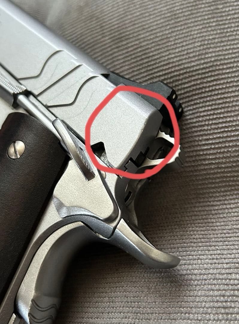 【WA】KIMBER SIS CUSTUM オールシルバー【ロス市警モデル】