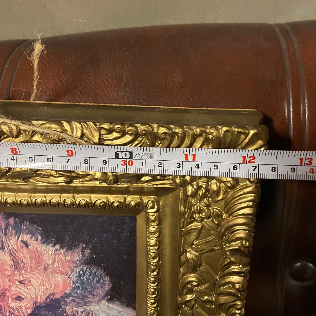 希少 SANYO ルノワール ばら バラ 金彩 額縁