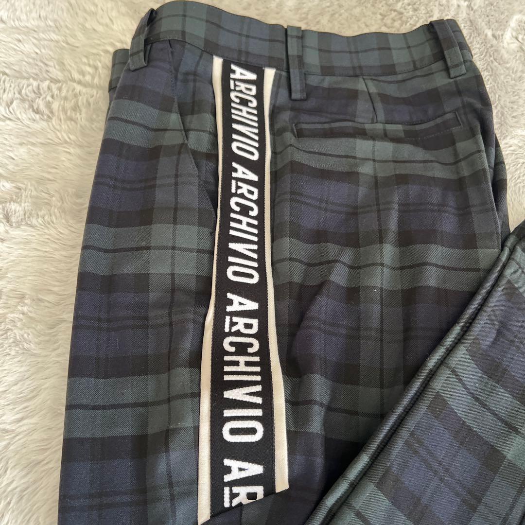 ARCHIVIO チェック柄パンツ46サイズ