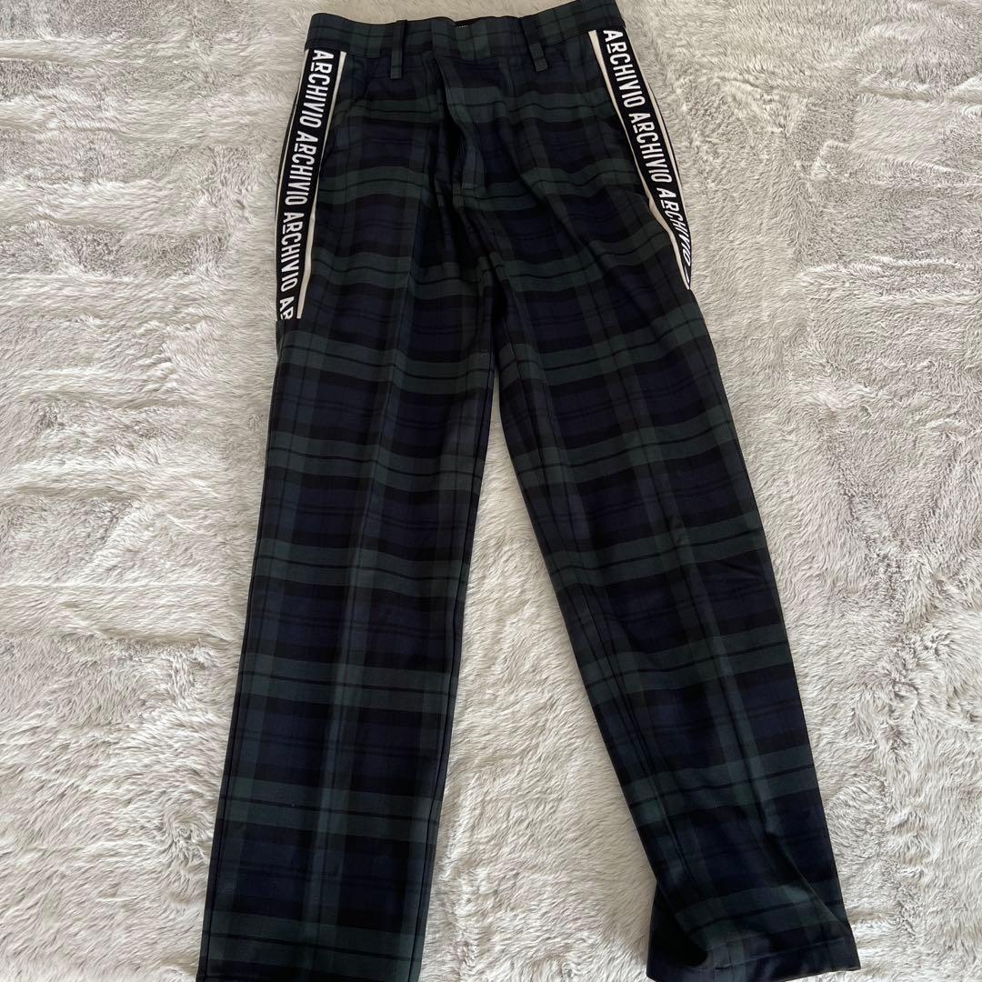 ARCHIVIO チェック柄パンツ46サイズ