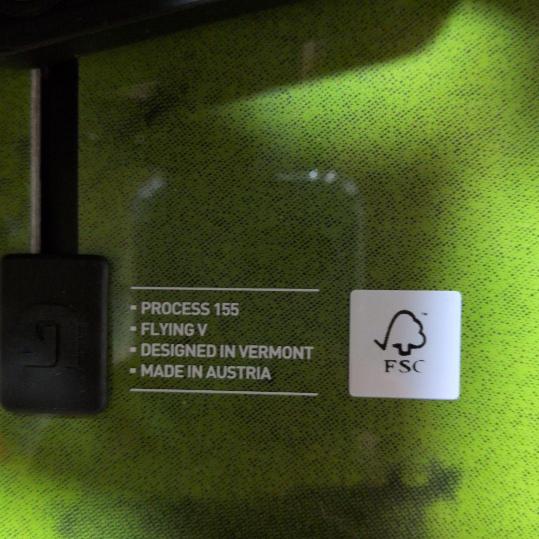 PROCESS 155 FLYING V スノーボード 　バインディング付き