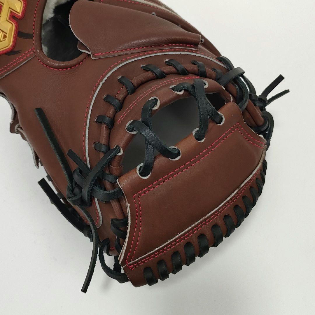 【極美品・ほぼ未使用】ハタケヤマ　硬式用　キャッチャーミット　PBW　和牛革