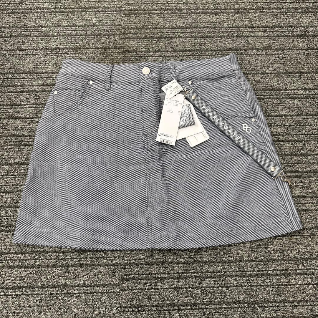 パーリーゲイツ スカート　ストラップ付　ネイビー