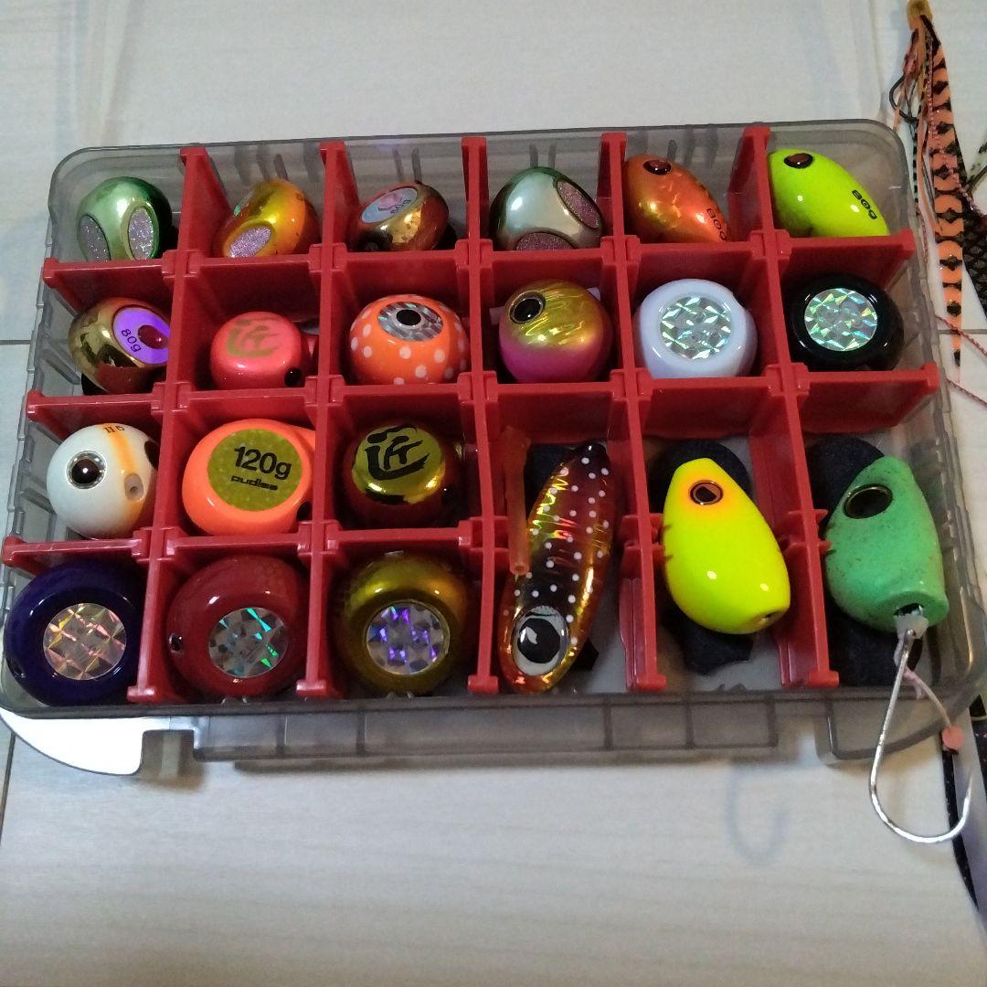 小*哉様 タイラバセット　鉛ヘッド21個＋針＆ネクタイ16個＋ケース